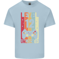 12th Birthday 12 Year Old Level Up Gamming Kids T-Shirt Childrens Light Blue