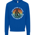 13 Year Wedding Anniversary 13th Marriage Mens Sweatshirt Jumper Royal Blue