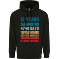 13th Birthday 13 Year Old Childrens Kids Hoodie Black