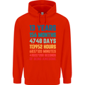 13th Birthday 13 Year Old Childrens Kids Hoodie Bright Red
