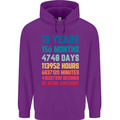 13th Birthday 13 Year Old Childrens Kids Hoodie Purple
