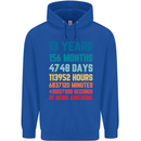 13th Birthday 13 Year Old Childrens Kids Hoodie Royal Blue