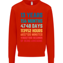 13th Birthday 13 Year Old Kids Sweatshirt Jumper Bright Red