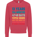 13th Birthday 13 Year Old Kids Sweatshirt Jumper Heliconia