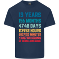 13th Birthday 13 Year Old Kids T-Shirt Childrens Navy Blue