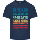 13th Birthday 13 Year Old Kids T-Shirt Childrens Navy Blue