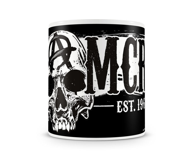Sons of anarchy SAMCRO 1967 skull  tv series biker gang white coffee mug cup