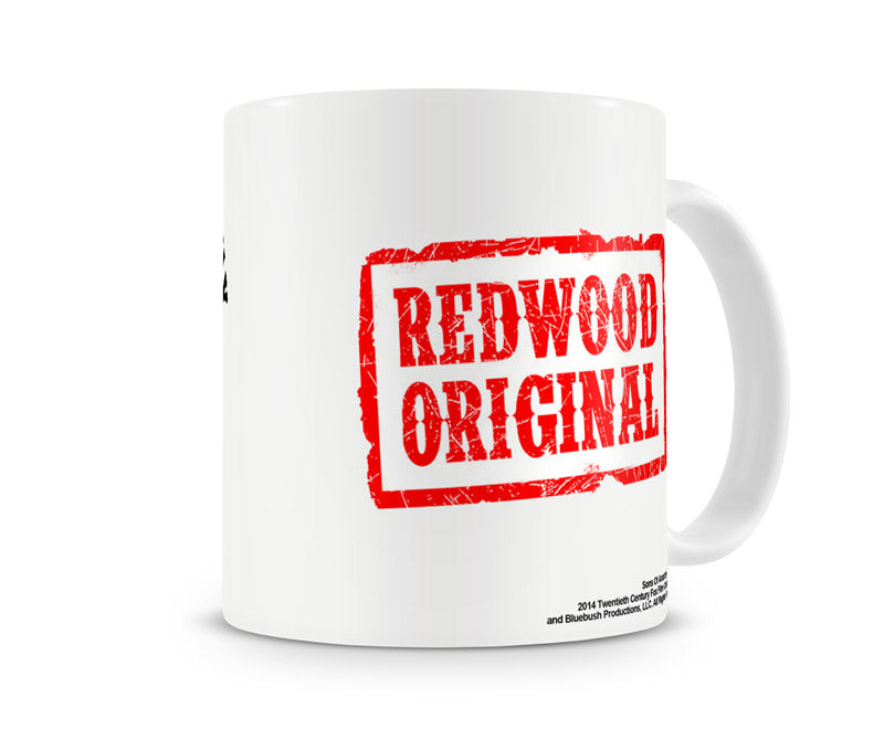 Sons of anarchy redwood tv series biker gang white coffee mug cup