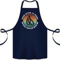 14 Year Wedding Anniversary 14th Marriage Cotton Apron 100% Organic Navy Blue