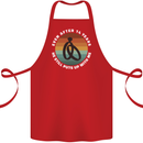 14 Year Wedding Anniversary 14th Marriage Cotton Apron 100% Organic Red