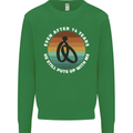 14 Year Wedding Anniversary 14th Marriage Mens Sweatshirt Jumper Irish Green