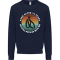 14 Year Wedding Anniversary 14th Marriage Mens Sweatshirt Jumper Navy Blue