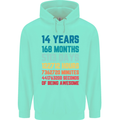 14th Birthday 14 Year Old Childrens Kids Hoodie Peppermint