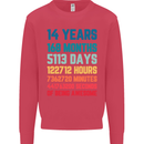 14th Birthday 14 Year Old Kids Sweatshirt Jumper Heliconia