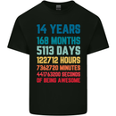 14th Birthday 14 Year Old Kids T-Shirt Childrens Black