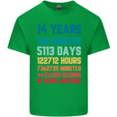 14th Birthday 14 Year Old Kids T-Shirt Childrens Irish Green