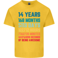 14th Birthday 14 Year Old Kids T-Shirt Childrens Yellow