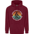 15 Year Wedding Anniversary 15th Marriage Mens 80% Cotton Hoodie Maroon