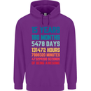 15th Birthday 15 Year Old Childrens Kids Hoodie Purple
