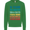 16th Birthday 16 Year Old Mens Sweatshirt Jumper Irish Green