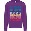 16th Birthday 16 Year Old Mens Sweatshirt Jumper Purple