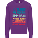 16th Birthday 16 Year Old Mens Sweatshirt Jumper Purple