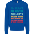 16th Birthday 16 Year Old Mens Sweatshirt Jumper Royal Blue