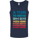 16th Birthday 16 Year Old Mens Vest Tank Top Navy Blue