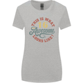 16th Birthday 60 Year Old Awesome Looks Like Womens Wider Cut T-Shirt Sports Grey