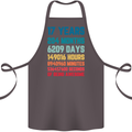 17th Birthday 17 Year Old Cotton Apron 100% Organic Dark Grey
