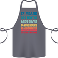 17th Birthday 17 Year Old Cotton Apron 100% Organic Steel