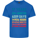 17th Birthday 17 Year Old Mens Cotton T-Shirt Tee Top Royal Blue