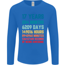 17th Birthday 17 Year Old Mens Long Sleeve T-Shirt Royal Blue