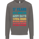 17th Birthday 17 Year Old Mens Sweatshirt Jumper Charcoal