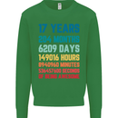 17th Birthday 17 Year Old Mens Sweatshirt Jumper Irish Green