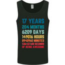 17th Birthday 17 Year Old Mens Vest Tank Top Black