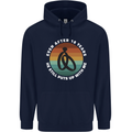 18 Year Wedding Anniversary 18th Marriage Mens 80% Cotton Hoodie Navy Blue