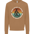 18 Year Wedding Anniversary 18th Marriage Mens Sweatshirt Jumper Caramel Latte