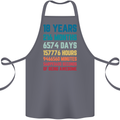 18th Birthday 18 Year Old Cotton Apron 100% Organic Steel