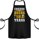 18th Birthday 18 Year Old Funny Alcohol Cotton Apron 100% Organic Black
