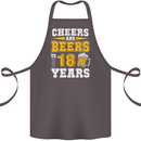 18th Birthday 18 Year Old Funny Alcohol Cotton Apron 100% Organic Dark Grey