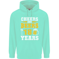 18th Birthday 18 Year Old Funny Alcohol Mens 80% Cotton Hoodie Peppermint