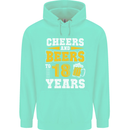 18th Birthday 18 Year Old Funny Alcohol Mens 80% Cotton Hoodie Peppermint