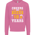 18th Birthday 18 Year Old Funny Alcohol Mens Sweatshirt Jumper Azalea