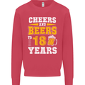 18th Birthday 18 Year Old Funny Alcohol Mens Sweatshirt Jumper Heliconia