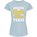 18th Birthday 18 Year Old Funny Alcohol Womens Petite Cut T-Shirt Light Blue