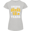 18th Birthday 18 Year Old Funny Alcohol Womens Petite Cut T-Shirt Sports Grey