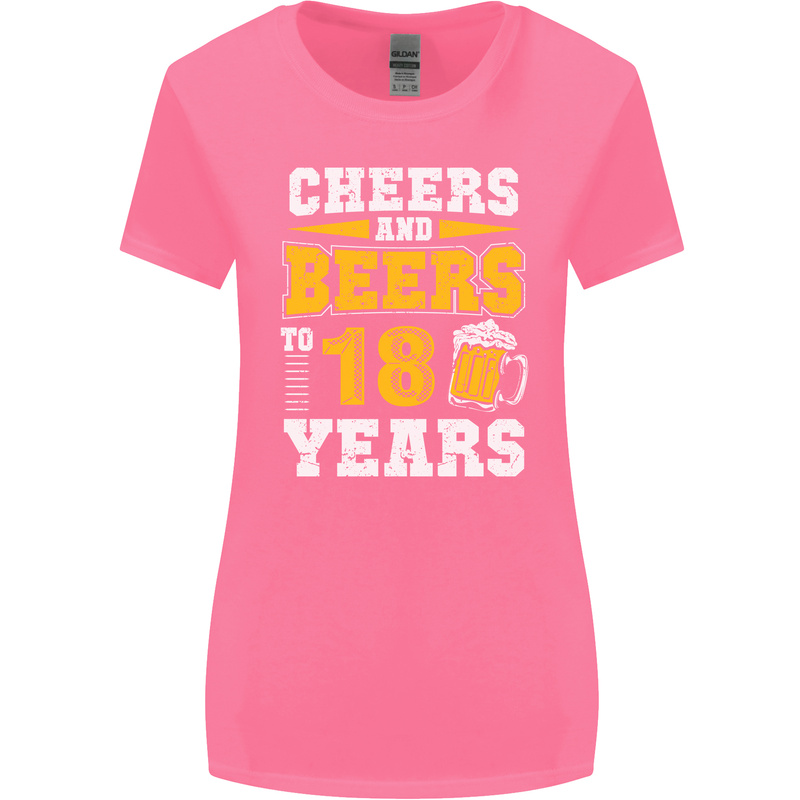 18th Birthday 18 Year Old Funny Alcohol Womens Wider Cut T-Shirt Azalea