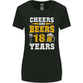 18th Birthday 18 Year Old Funny Alcohol Womens Wider Cut T-Shirt Black