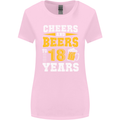 18th Birthday 18 Year Old Funny Alcohol Womens Wider Cut T-Shirt Light Pink